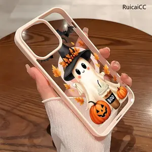 Premium Magnetic Phone Cases for iPhone11/12/13/14/15/16//17/Air/promax/Plus Halloween Pumpkin & Bat y2k cased MagSafe Ready, Anti-Fall, Springtok and Ultra-Thin Design | Perfect for Everyday Use Protector Aesthetic Screen Protector