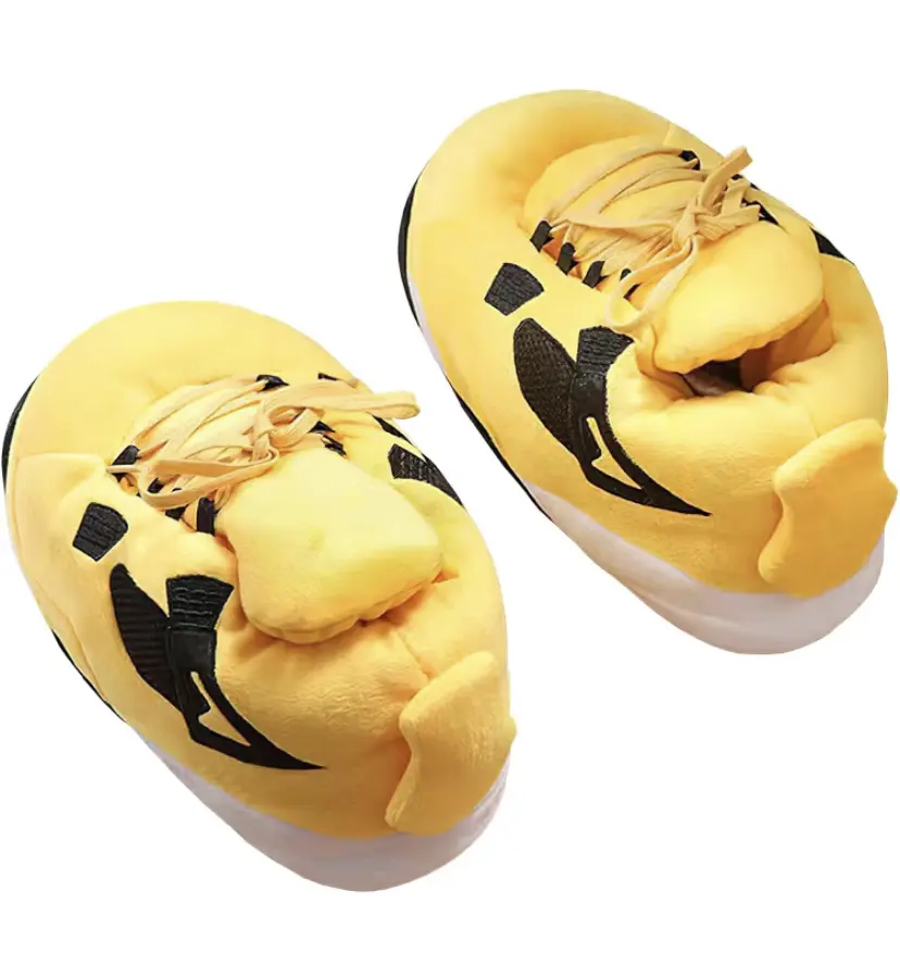 Yellow Sneaker Slippers