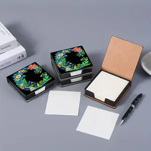 Wreath Floral Diamond Painting Storage Box, 5D Diamond Art Organizer Case with Sponge Lining for Beads, Tools, DIY Craft Supplies