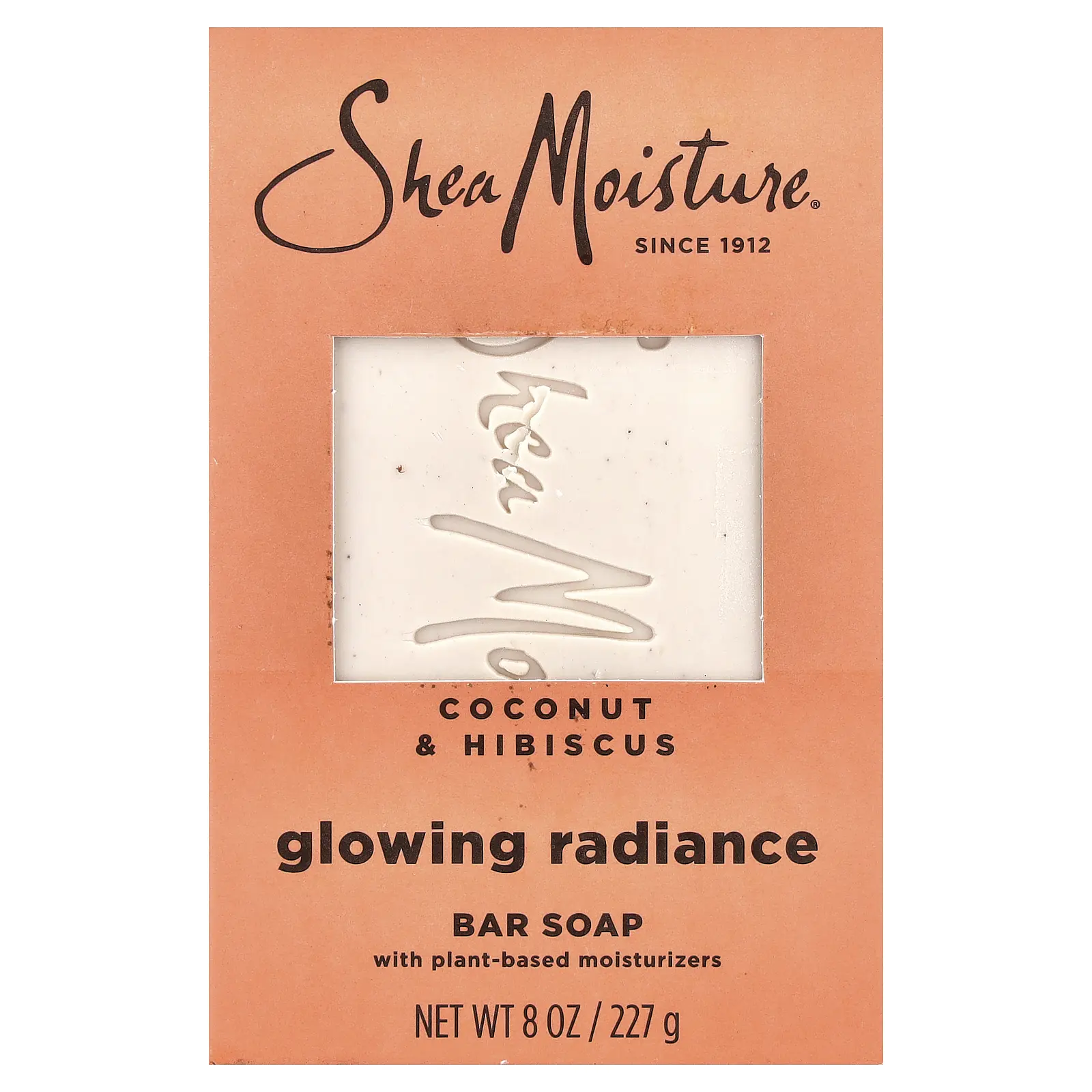 SheaMoisture Bar Soap, Glowing Radiance, Coconut & Hibiscus , 8 oz (227 g)