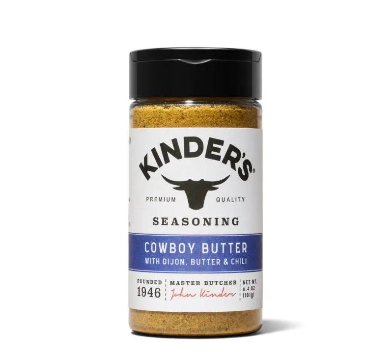 Kinder's Organic Cowboy Butter Spice Seasoning, 6.4oz Natural Flavor Blend for Cooking Essentials Spice