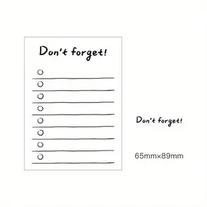 Student Stationery Writing Pads Office Supplies Plan Notebook Sticky Notes To Do List Tearable Notebook Memo Pads