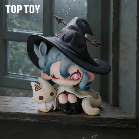 TOPTOY Moonin Faded Childhood Series Hand-Painted Vinyl Figure Blind Box Set - Blind Bag, 1/8 Regular Odds, Retro Style, Compact Desktop Display, Adult Collectibles, Trendy Gift for Figure Lovers