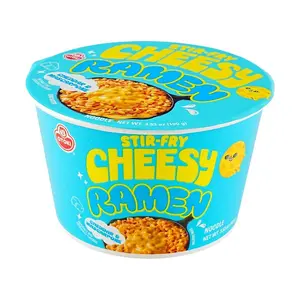 OTTOGI Cheddar & Mascarpone Cheese Ramen Cup Noodles 100g - Korean Instant Jjajangmyeon Style with Creamy Cheese Flavor, Popular Snack