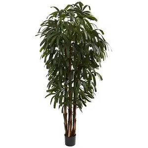 Nearly Natural 6 ft. Raphis Palm Tree