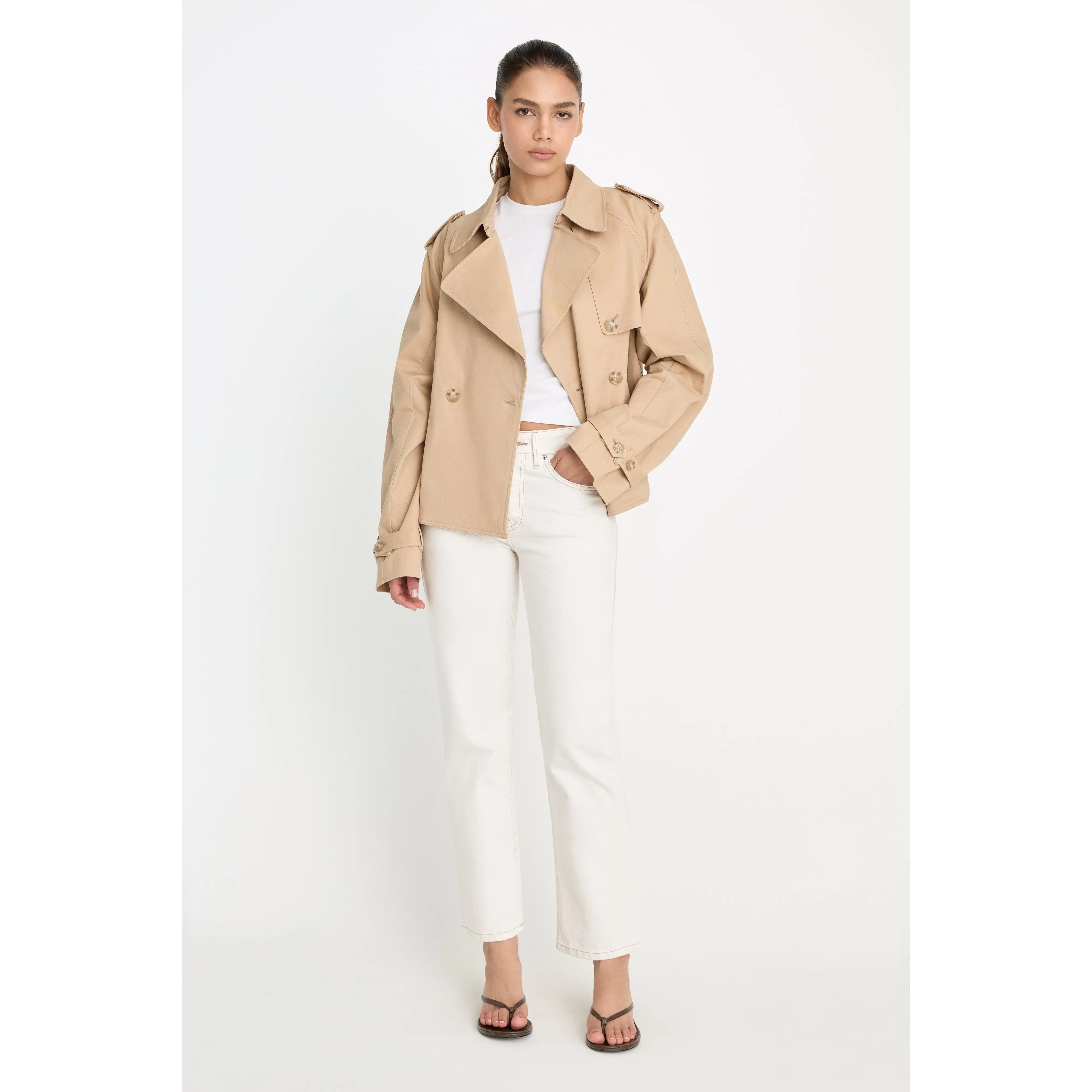 VINTAGE STRAIGHT ANKLE | ECRU001