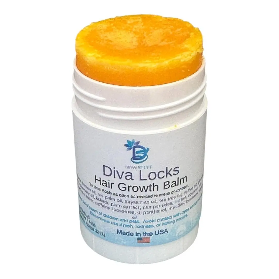Diva Stuff Hair Growth Balm for Stronger, Healthier Hair With Batana Oil, Fermented Rice Water, Castor Oil,Coffee Extract, Rosemary and More