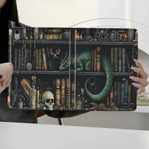 Mystical Dragon and Magic Design iPad Case Fantasy Aesthetic Protective Cover, Tablet Cover, for iPad Pro 2019-2022, mini, air, with Pencil Slot, Scratch-resistant ultra-thin