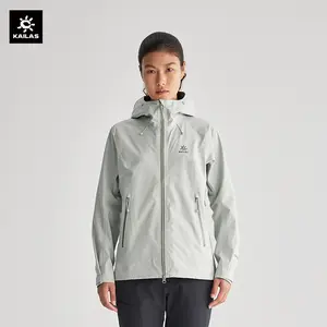KAILAS Women's Bogda Hardshell Jacket Hooded Waterproof Ultralight 3L FILTER-TEC Rain Jacket for Hiking Travel outdoor breathable