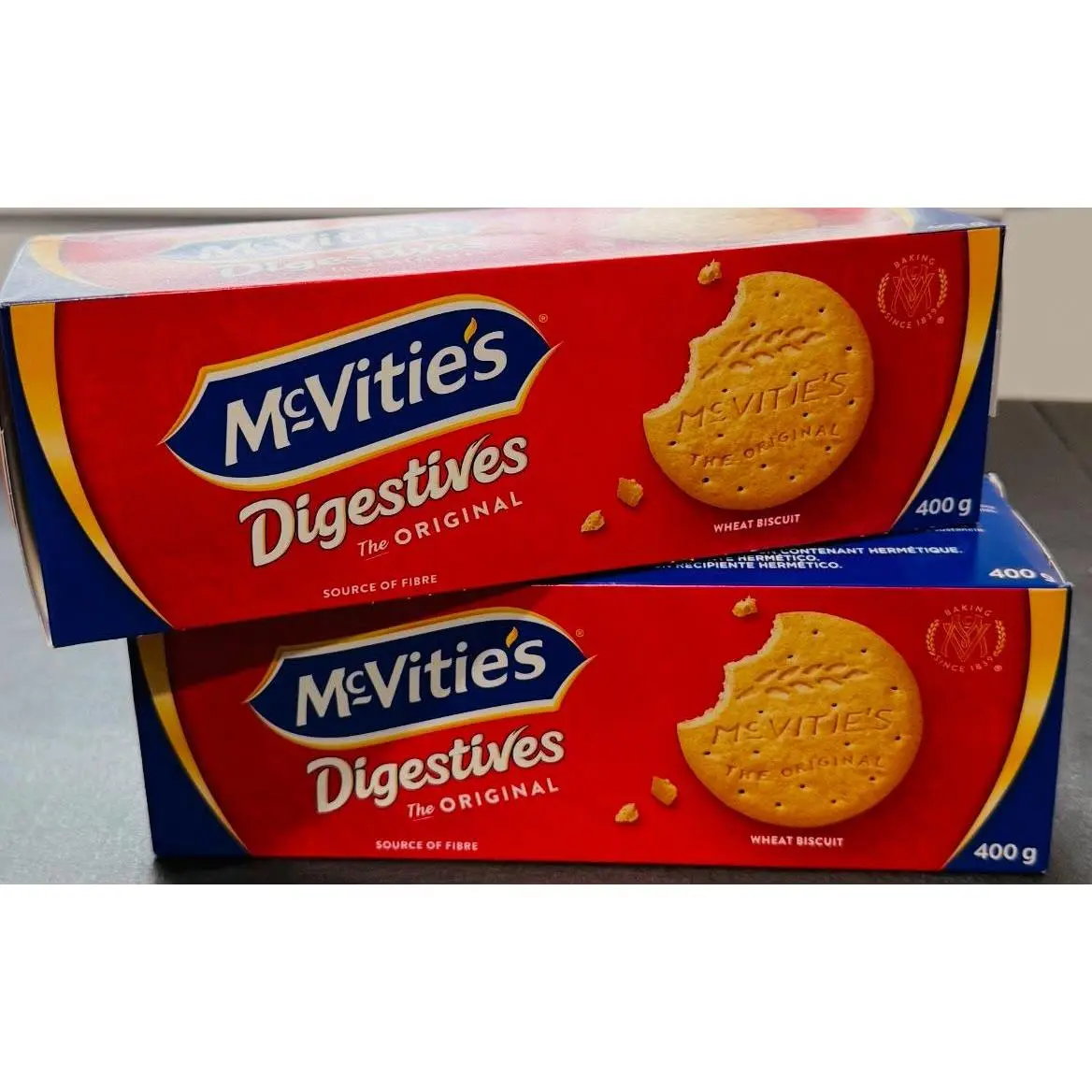 McVities Original Wheat Biscuits - 2-Pack Boxed Set (Grocery Staples, Cooking Essentials)