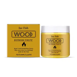 Wood Burning Paste, Diy Pyrography Wood Burning Paste Leather Canvas Paper Burning Paste
