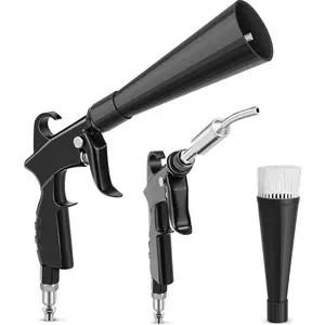 High Pressure Car Interior Cleaning Gun Interior Dryer Hair Dryer Car Detail Gun Fast Drying Blows Away Dust and Dirt Using Air