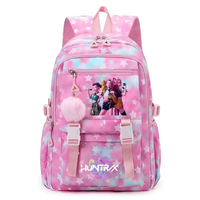 Large Girls' Multi-Function Cute SchoolBackpack, Zip Tablet & Laptop ProtectionBag, Travel Bag for Phones & ElectronicsAccessories, Multi Function Backpack