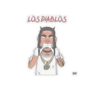 Los Diablos Kiss-Cut Stickers Decor Decorative Glossy Waterproof
