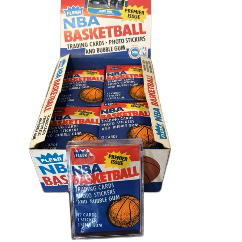 (1 PACK of 1986/87 Fleer per purchase) 1986 Fleer Basketball NBA Wax Pack Crisp Looking! Jordan ROOKIE Year Many HOFers (1 pack per purchase)