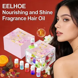 EELHOE Haircare Nourishing and Shine Fragrance Hair Oil - Multi-Scent Frizz Control Gloss Hair Serum