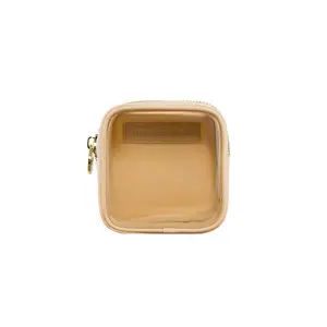 Stoney Clover Lane Clear Front Mini Pouch in Sand