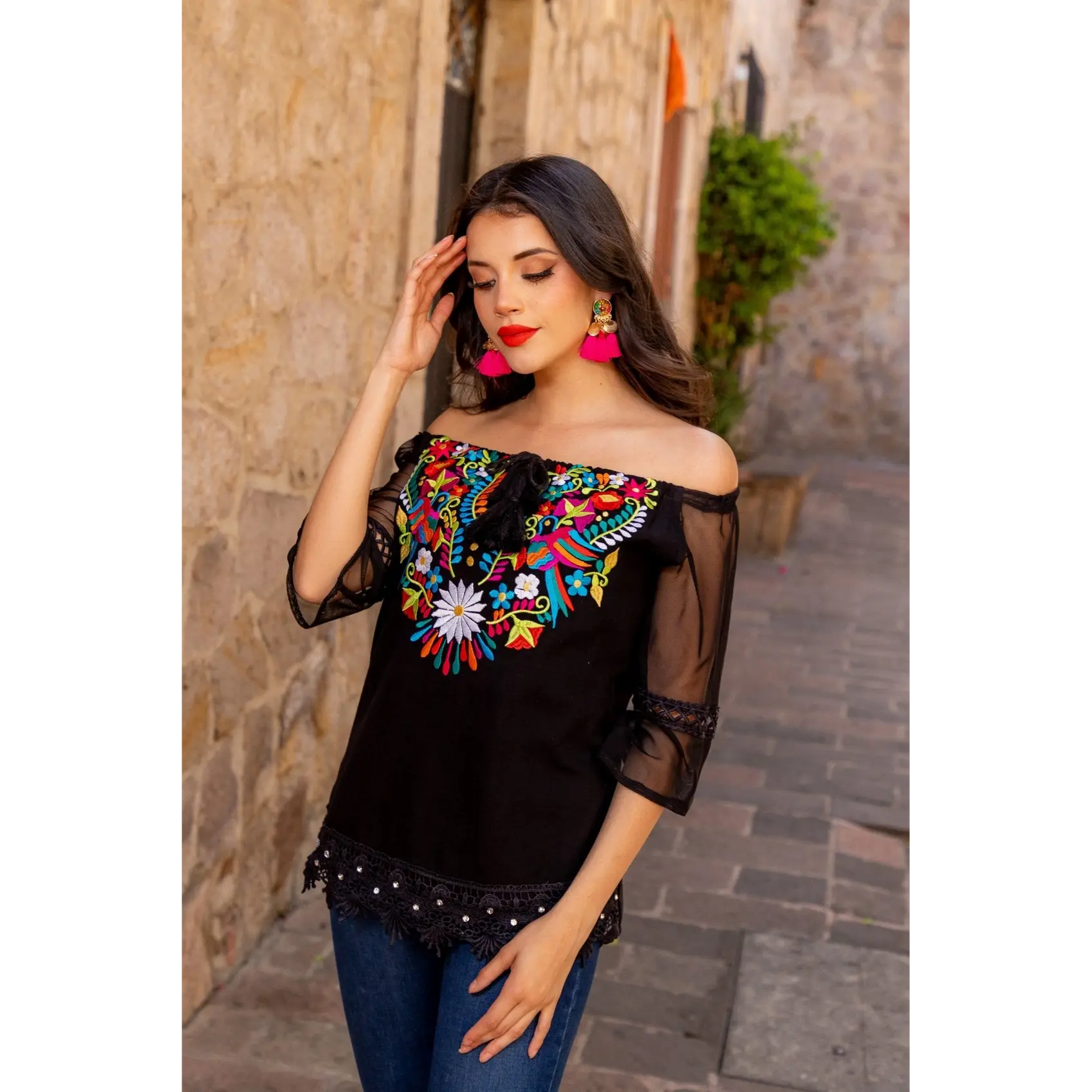 Esther Mesh Blouse