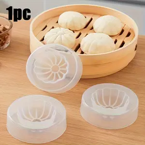 1pc Steamed Bun Dumpling Maker, Manual Lace Pattern Mold for Kitchen Pasta Making, DIY Tool