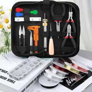 Kit With Craft Ring Wire, Pliers And Jewelry Findings: Wire Wrapping Tools Kit For Jewelry Making, Repair And Beading Supplies