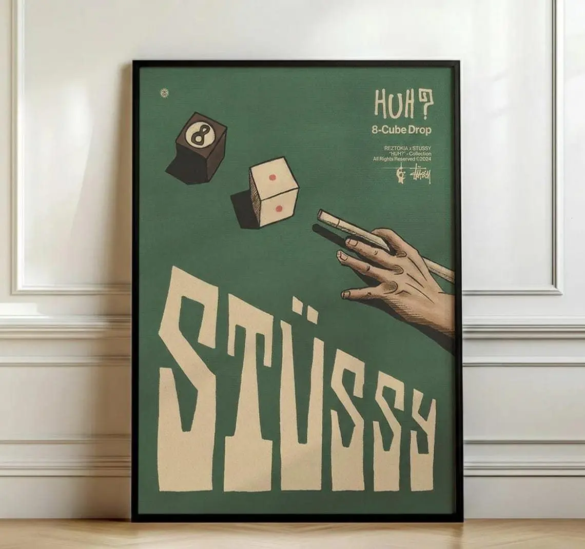 [Sale off up to 50%] [Free ship] [No Frame] Vintage 8 Ball Poster | Streetwear Hypebeast Wall Art | Retro Billiards Print | Trendy Y2K Room Decor | Cool Dice Art | Mens Dorm Poster (No Frame)