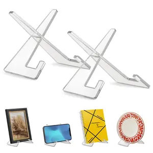 Acrylic Display Stand  Modern Clear Easel | Premium Quality