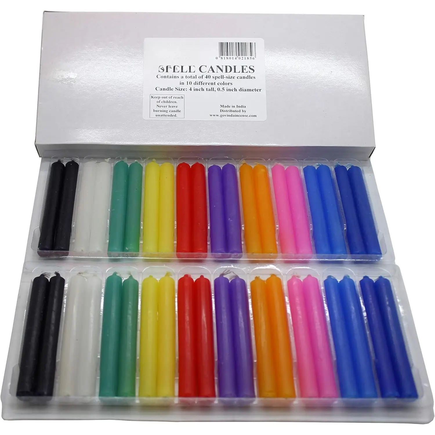 - Spell Candles (40 Candles) - 4" x 1/2"