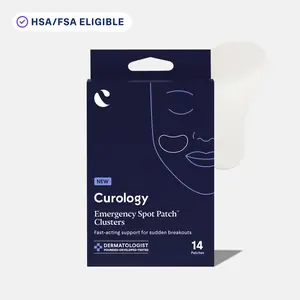 Curology Emergency Spot Patch Clusters | Large Hydrocolloid Patches for Cluster Breakouts | Covers More Skin, One Patch