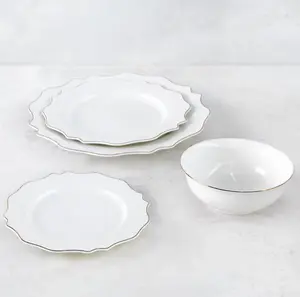Z Gallerie Coralie Dinnerware Sets Bowl Cutlery Plates Modern Home Porcelain Stylish Tableware Ceramics
