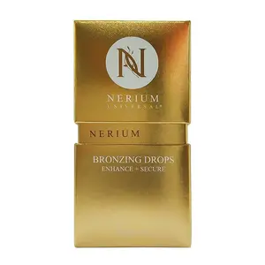 Nerium Glow Bronzing Drops | Clean Beauty Mix-In Bronzer Serum for Face, Fragrance-Free | 50 ml
