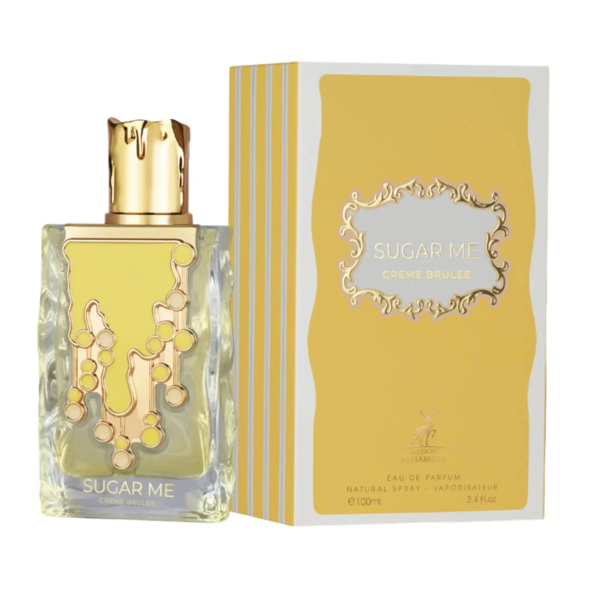 Sugar Me Creme Brulee by Maison Alhambra – Unisex Eau De Parfum (100ml / 3.4 fl oz), Edp, Evening Wear
