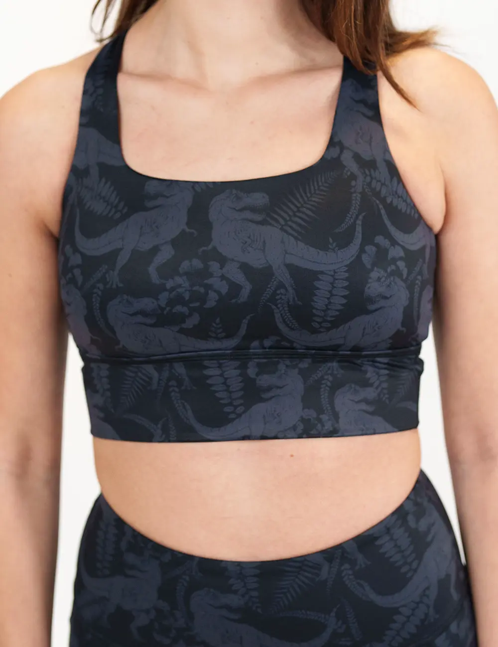 CVG T-Flex Longline Sports Bra - Workout Sports Bra with Pad On or Off for Yoga, Gym Activewear, Workout Sports Bras