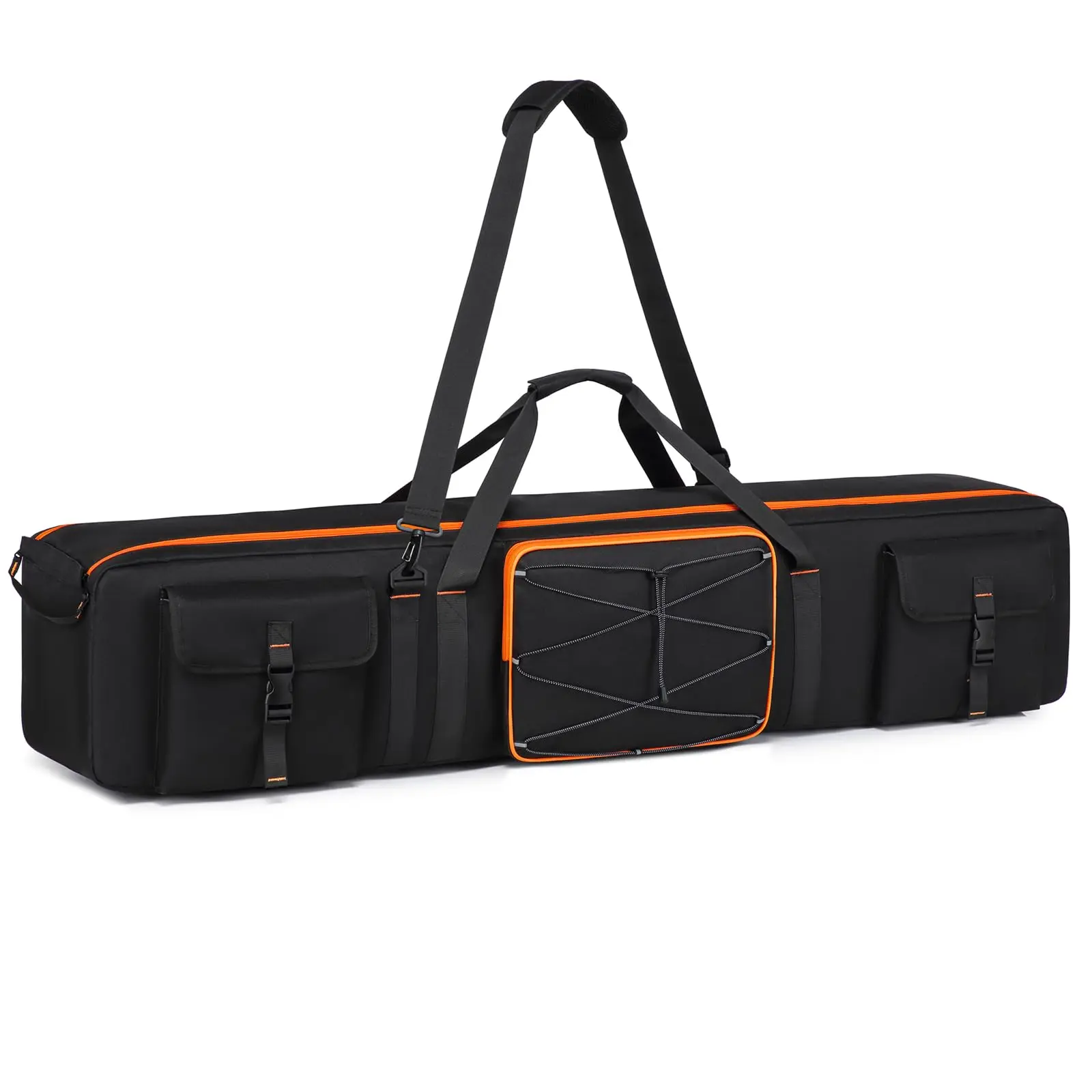 Tripod Carrying Case 50 Inch for Light Stands Photography Kit Large Durable Water Proof Bag with 2 Removable Padding for Tripods Monopods Speaker Stands Mic Stand Adjustable