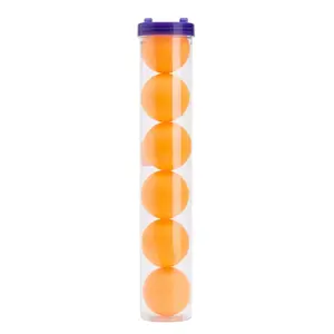 Thy Home 6-Pack 40mm Seamless Table Tennis Ping Pong Ball Set, Recreational Sports Equipment for Practice, Training