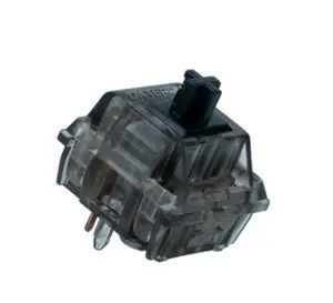 Gateron Ink V2 PRO Linear 60±15 gf Black Switch Full PC Transparent Top Housing for DIY Gaming Office Keyboard (Premium packaging 35pcs)