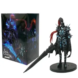 Cool Anime Solo Leveling Shadow Knight Commander Yagerit's Bloody Shadow Legion Figurine Pvc Model Desktop Ornament Boy Toy Gift