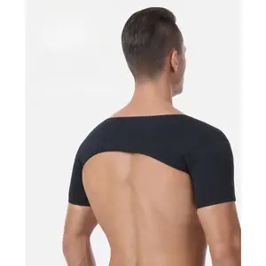 Shoulder brace for men, sports use, basketball shoulder stabilizer, fitness protection against dislocation and rotator cuff injury, shoulder support for bench press Neoprene shoulder support