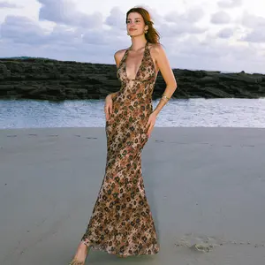 CUPSHE x Lexi Rivera Wild at Heart Maxi Dress