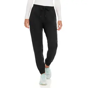MediChic Women's Seven Pocket Cargo Scrub Pants Joggers with 4-Way Stretch Scrubs, Easy Care for Women