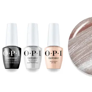OPI Intelli-Gel Combo - Super Base Coat, Super Gloss Top Coat & SH3 Chiffon-D Of You