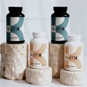 QuitK - 60 Day Supply - Detox & Recovery - Day & Night Complex for Cravings, Mood, Energy, Detox & Sleep Support
