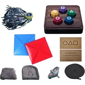 2026 New Korean Traditional Play Game, Gonggi Jack Stone Pebbles Set, Stone Catching Game, Hand Eye Coordination Training Toy (Set A)