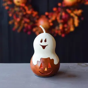 Hand-Crafted Gourd - Casper Jack Miniature - Fall Decor