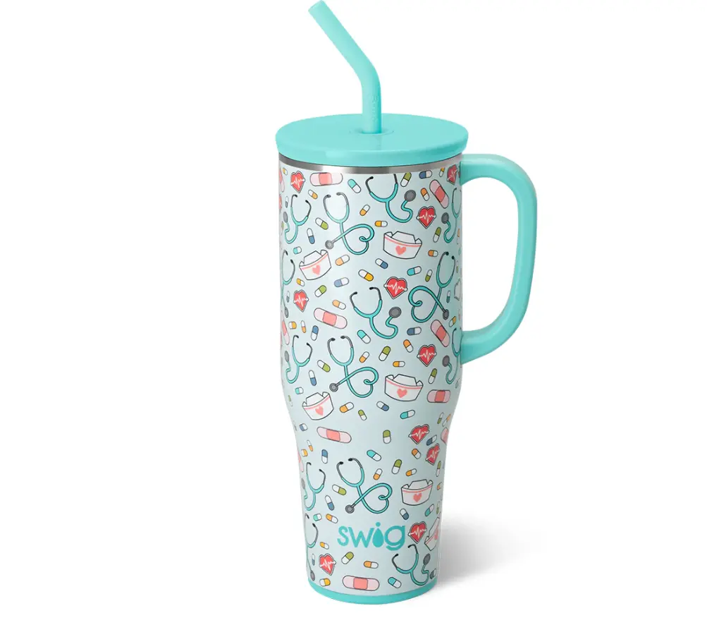Swig Life Nurse Life 40 oz Tumbler Swig Life Nurse Life 40 oz Tumbler