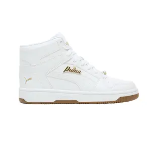 PUMA Womens Rebound Layup Rcl Bling Lace Up Sneakers Shoes Casual - White