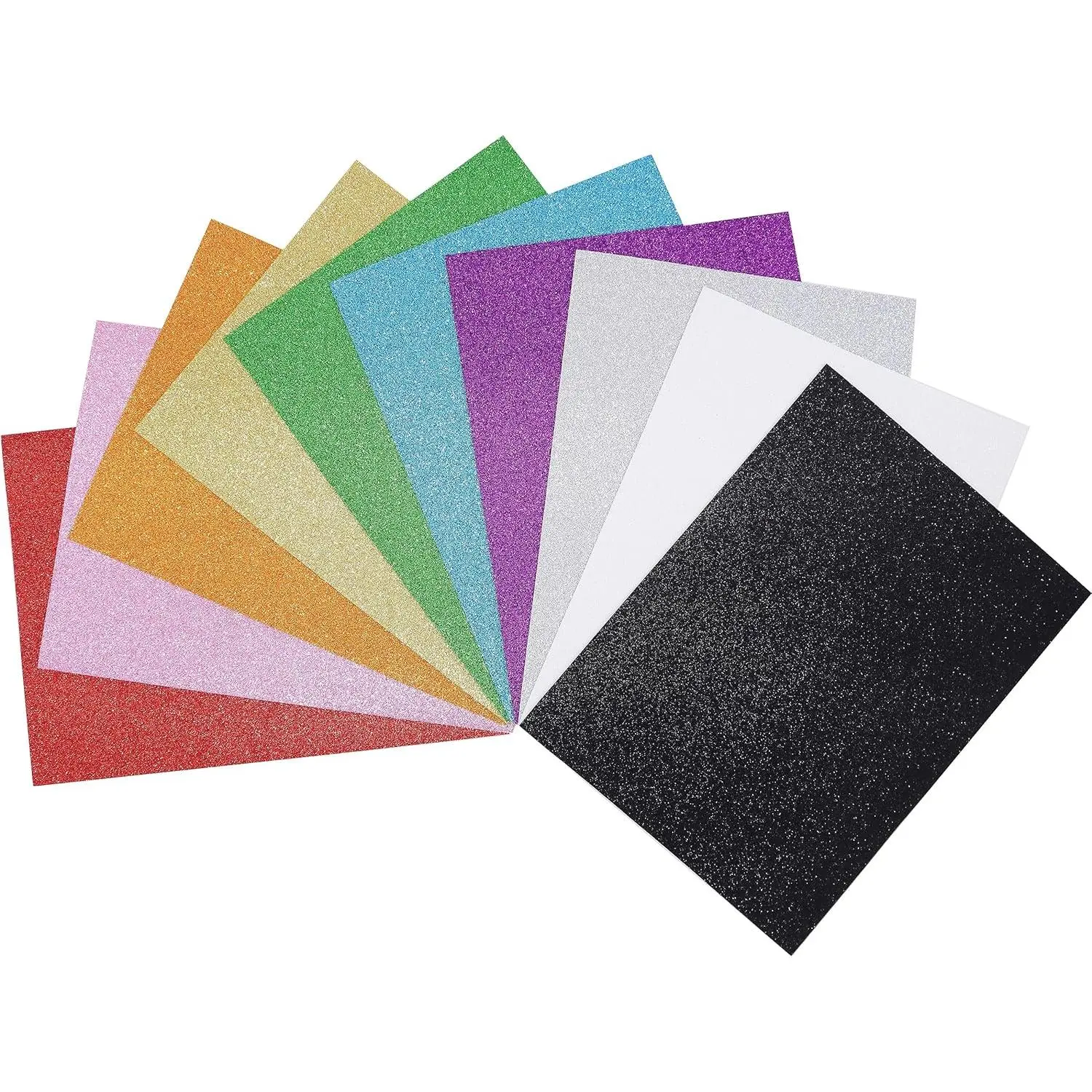 10 Pack Glitter EVA  9x12 inch Color EVA Craft  EVA  Sheets for DIY Handcraft Crafts Project