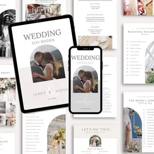 Ultimate Wedding Day Binder Template Bundle
