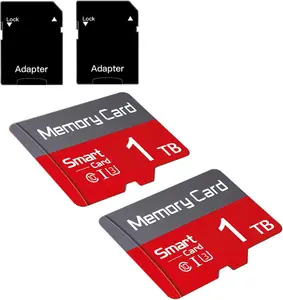 2-Pack × 1TB Micro-TF /SD memory cards are compatible with mobile phones, computers, headphones, speakers, cameras, PSPS and SD card mobile storage
