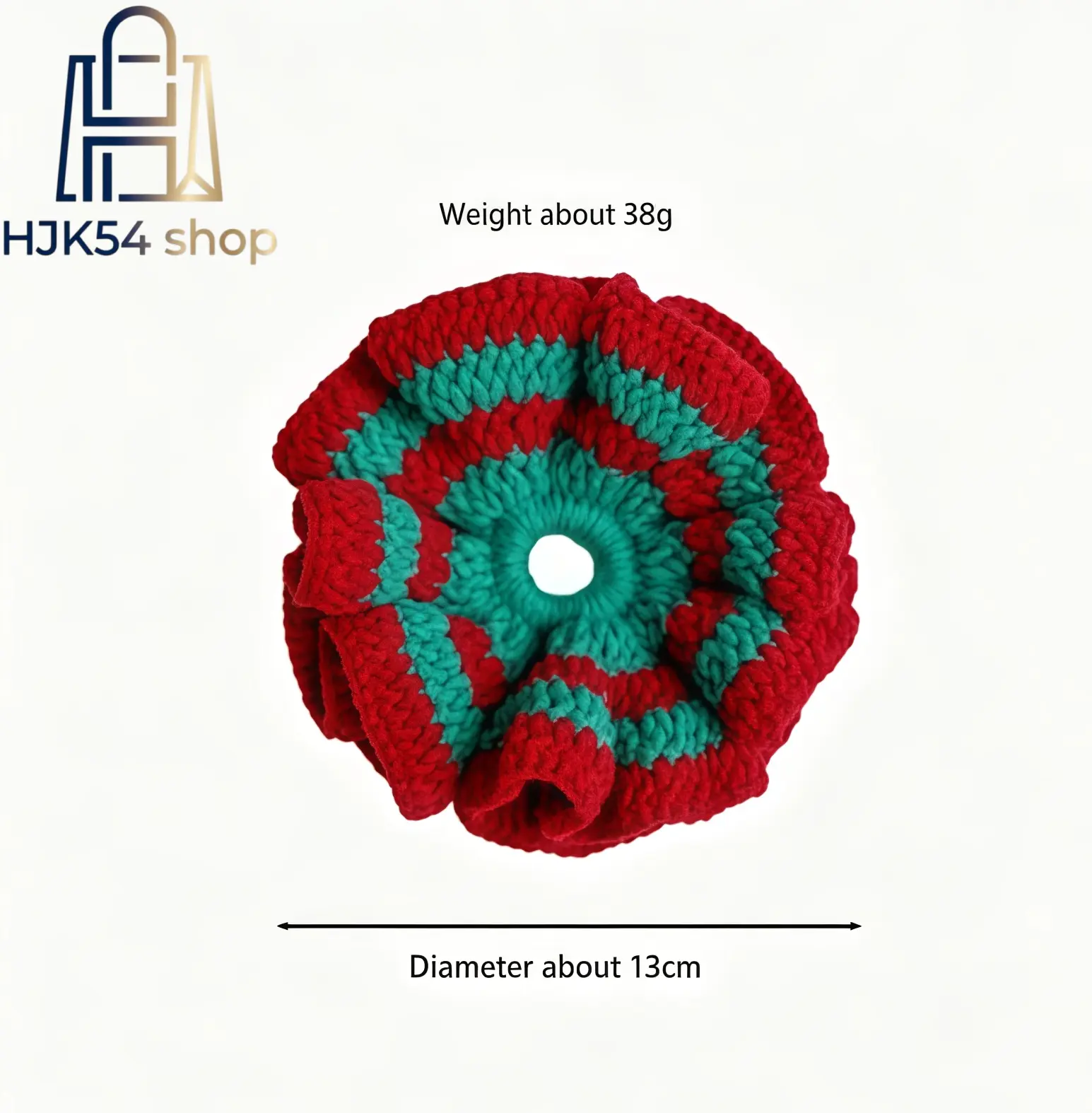 Handmade Crochet Scrunchies, Colorful Knitted Hair Ties, Soft Woolen Hair Accessories, Elastic Scrunchies for Thick Hair, Stylish Hair Scrunchies for Daily & Casual Use