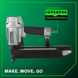Metabo HPT N5024A2 1 Inch 16 Gauge Wide Crown Stapler Inspired by Japanese Engineering for Efficient Nailing